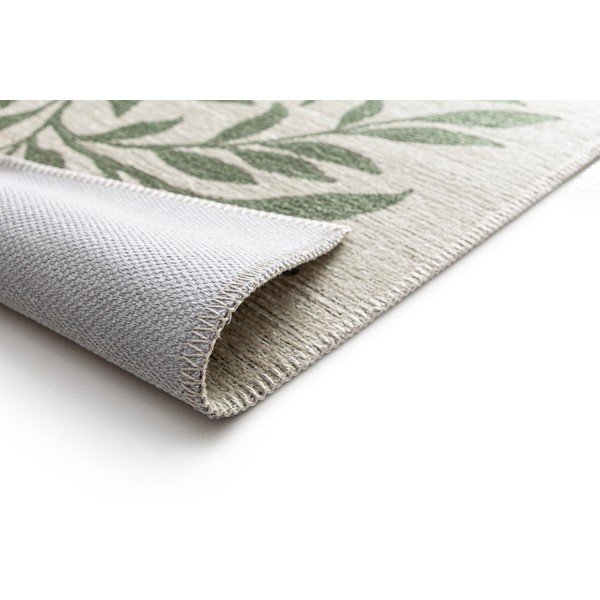 Tappeto da interno/esterno verde/color crema 80x150 cm Lua – Universal-image-2