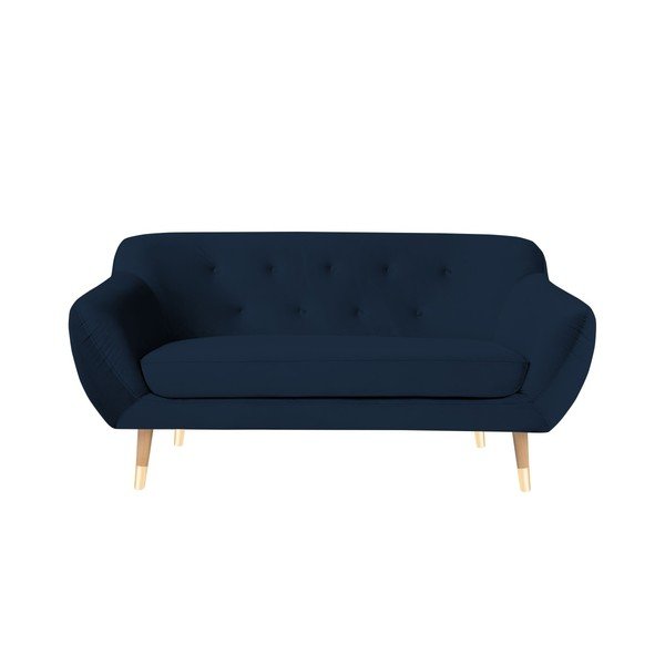 Divano a due posti blu scuro Amelie - Mazzini Sofas
