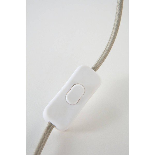 Lampada da tavolo grigia in ceramica (altezza totale 40 cm) Milera – Jotex-image-3