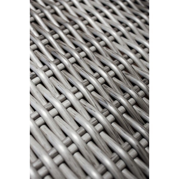 Set da giardino in rattan artificiale grigio 2 posti Calgary - Garden Pleasure-image-4