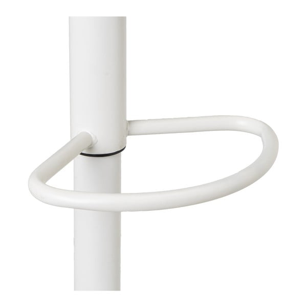 Sgabelli da bar bianchi ad altezza regolabile in similpelle in set di 2 (altezza seduta 72 cm) - Casa Selección-image-3