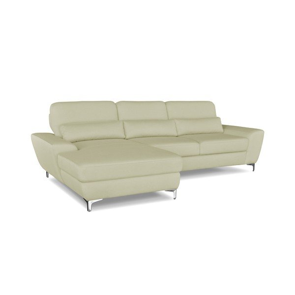Krémová rohová rozkládací pohovka Windsor & Co. Sofas Omega, levý roh-image-2