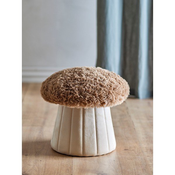 Pouf per bambini marrone/di colore naturale Bertil – Bloomingville Mini-image-1