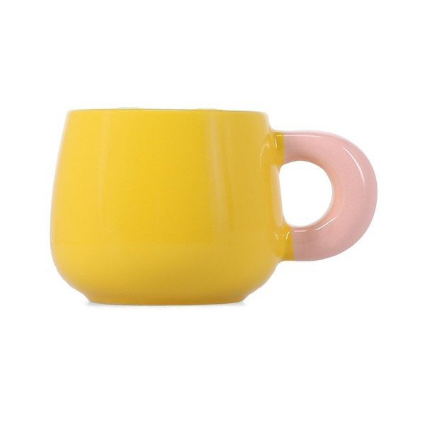 Tazza gialla in new bone china 470 ml Coco – ONA