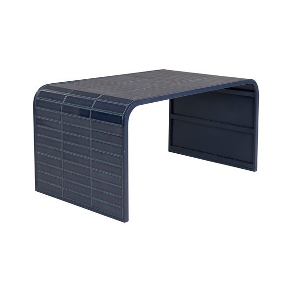 Tavolino da salotto blu in ceramica 47x80 cm Tiles – Zuiver