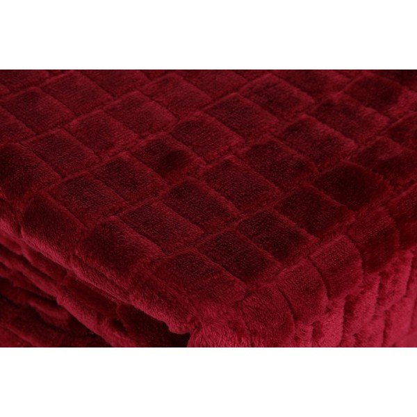 Copriletto rosso per letto matrimoniale 200x220 cm Melinda - Mijolnir-image-2