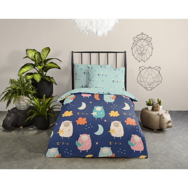 Biancheria da letto per bambini in cotone per letto singolo 100x135 cm - Good Morning-image-1