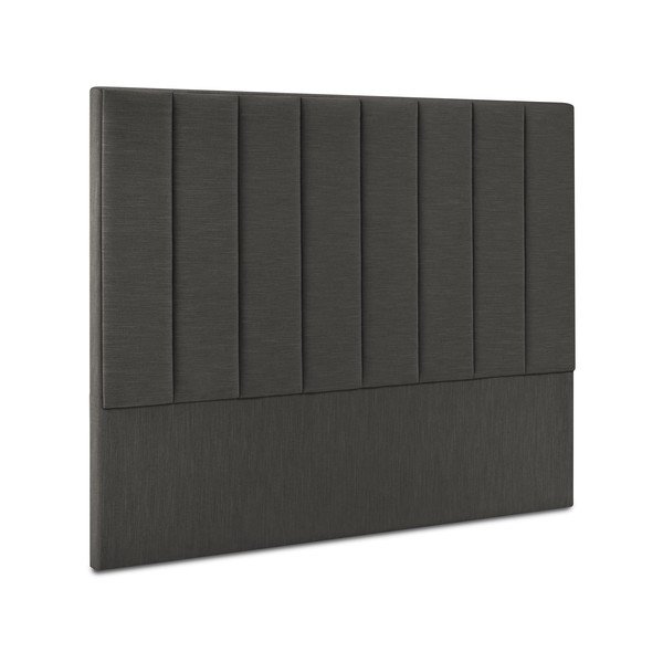 Testata imbottita antracite 140x120 cm LA - Cosmopolitan Design-image-2