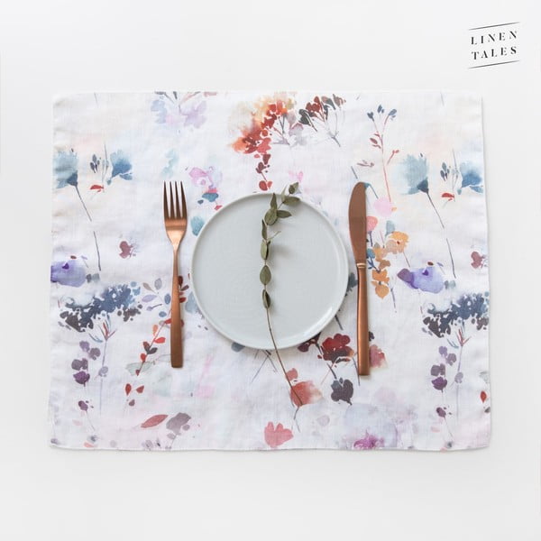 Tovaglietta in stoffa ø 45 cm Watercolour - Linen Tales-image-1