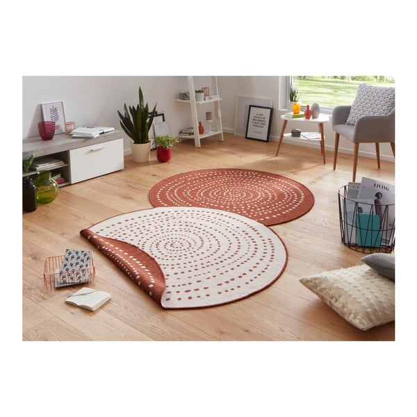 Tappeto rosso per esterni , ⌀ 140 cm Bali - NORTHRUGS-image-2