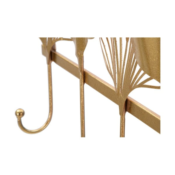 Appendiabiti da parete in metallo color oro Leaves - Mauro Ferretti-image-3