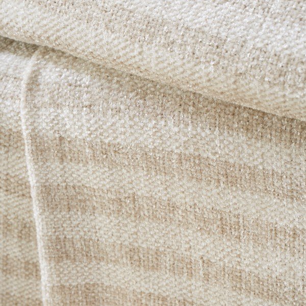 Coperta di velluto beige 130x170 cm Stripe Chenille - Catherine Lansfield-image-2