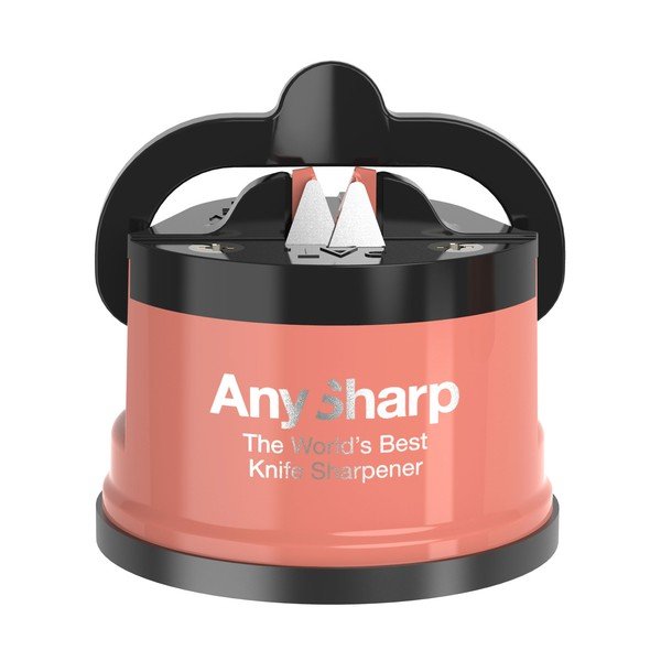 Terakotově oranžový brousek s přísavkou Gift Company AnySharp