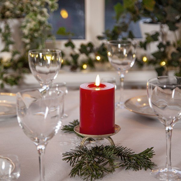 Candela a LED (altezza 12,5 cm) Flamme Flow - Star Trading-image-1