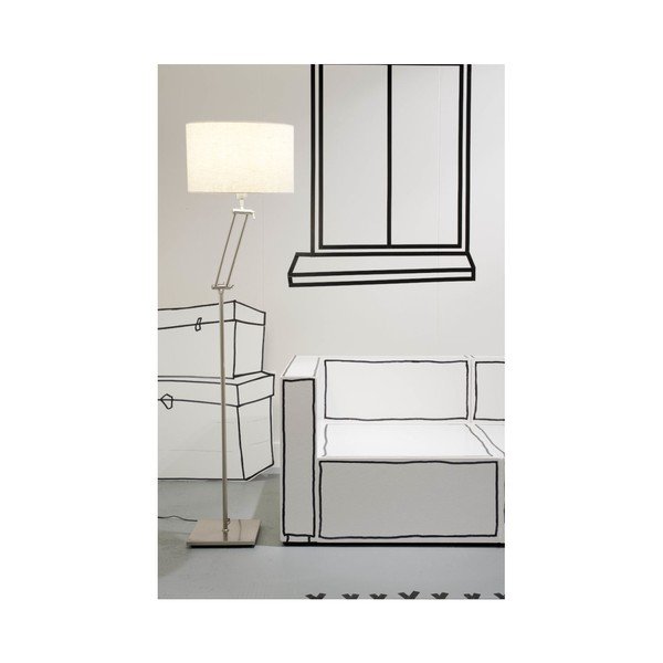 Lampada a stelo grigia con paralume arancione Dublin - Citylights-image-3