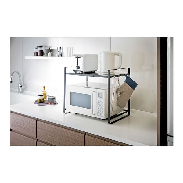 Scaffale da cucina regolabile nero Tower - YAMAZAKI-image-2