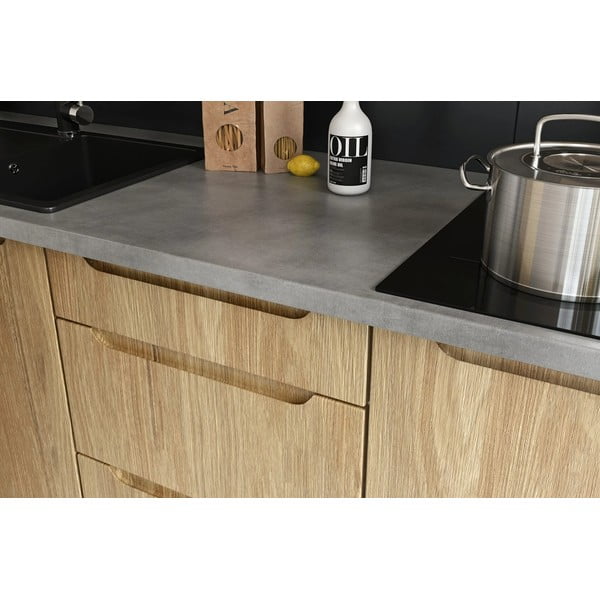 Cucina ad angolo con piano di lavoro (senza montaggio) 180-300 cm Nico - STOLKAR-image-1