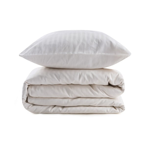 Biancheria da letto singola in cotone sateen crema 140x200 cm Lilyum - Mijolnir