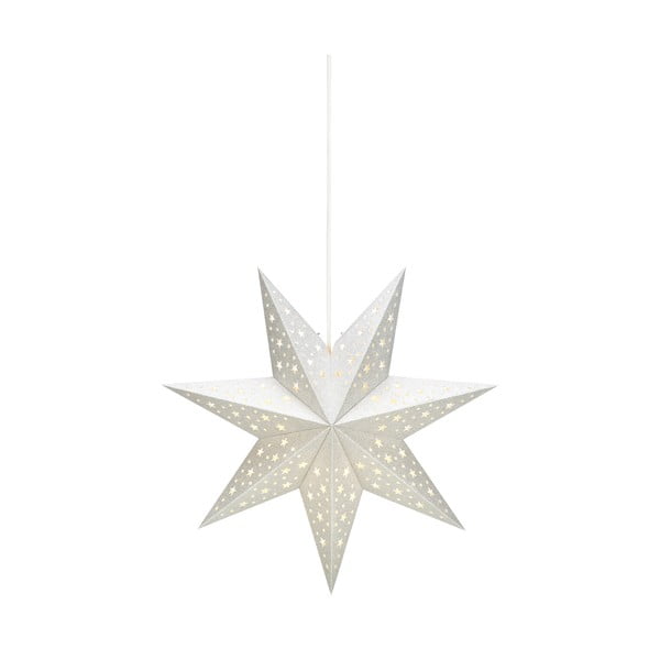 Decorazione luminosa con motivo natalizio in argento ø 45 cm Solvalla - Markslöjd