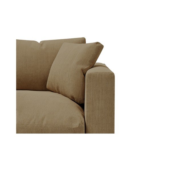 Divano in velluto a coste beige 220 cm Comfy - Scandic-image-2