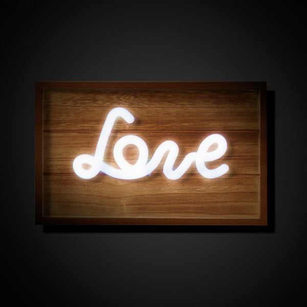 Decorazione in legno chiaro Love - Tomasucci-image-1