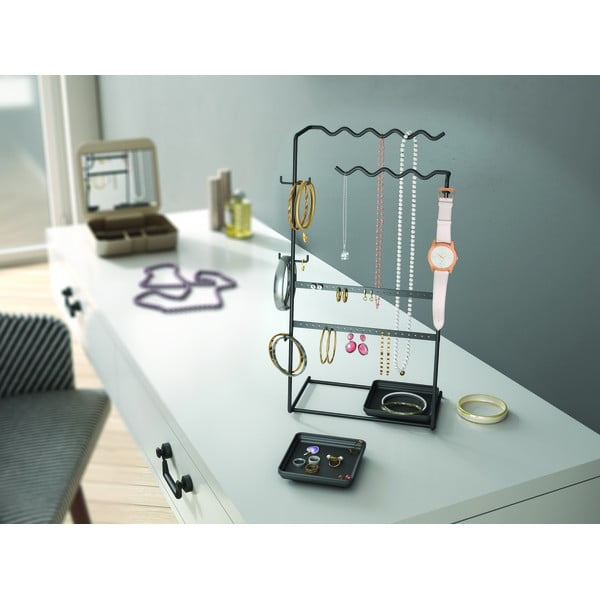 Organizzatore di gioielli nero My Jewels - Metaltex-image-1