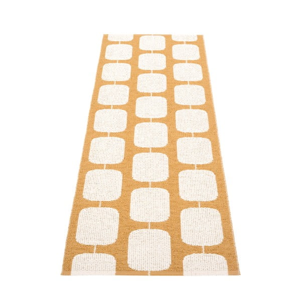 Passatoia da interno/esterno giallo ocra/color crema 70x200 cm Sten Ochre – Pappelina