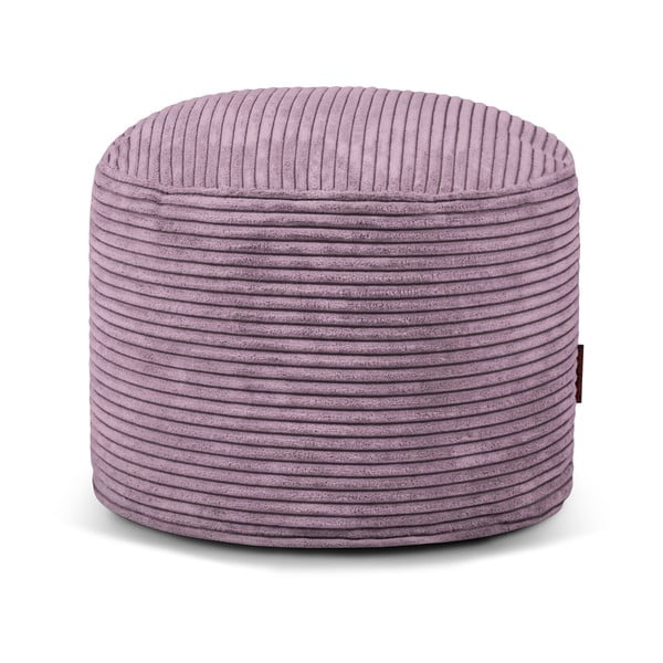 Puof a sacco viola con rivestimento in velluto a coste Mini – SLOWDOWN