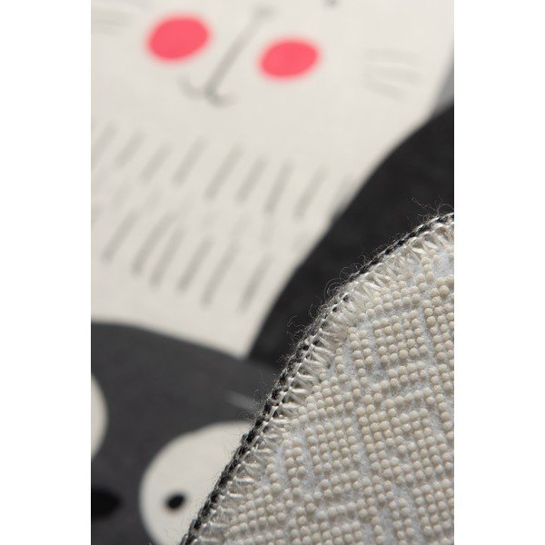 Tappeto antiscivolo grigio per bambini , 140 x 190 cm Cats - Conceptum Hypnose-image-1