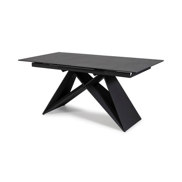 Tavolo da pranzo pieghevole nero Hara - Marckeric-image-3