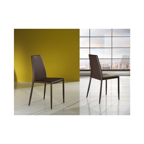 Sedie da pranzo marroni in un set di 2 Lion - Tomasucci-image-3