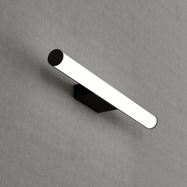 Lampada da parete nera, lunghezza 60 cm Caspio - SULION-image-1