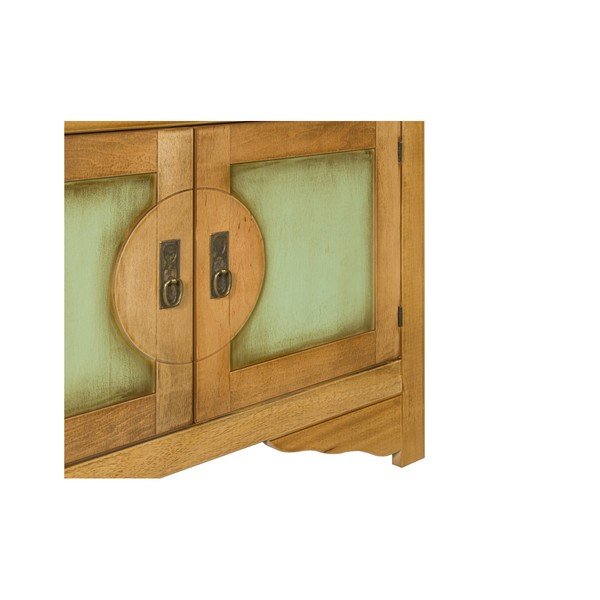 Cassettiera verde-marrone Credenza - Evergreen House-image-1
