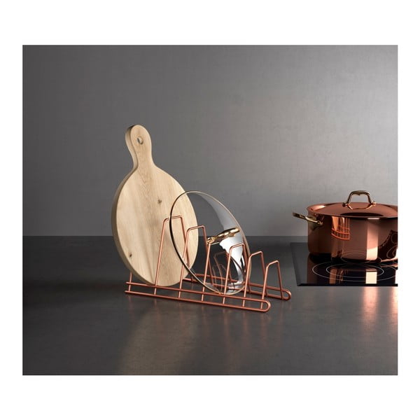 Supporto per coperchio color rame Cricket - Metaltex-image-2