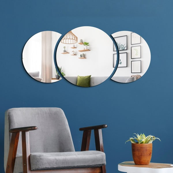 Adesivo murale 26x26 cm Half-moon Mirror - Ambiance-image-1