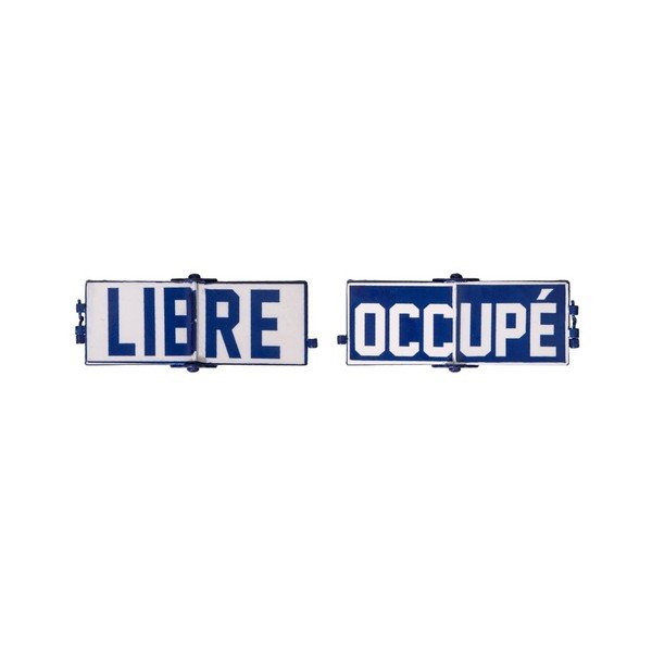 Cartello in metallo Libre Occupé - Antic Line