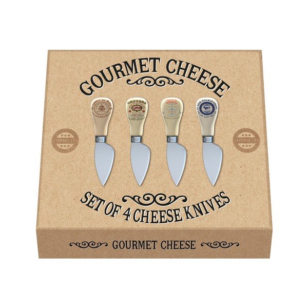 Set di 4 coltelli da formaggio Gourmet - Creative Tops-image-1