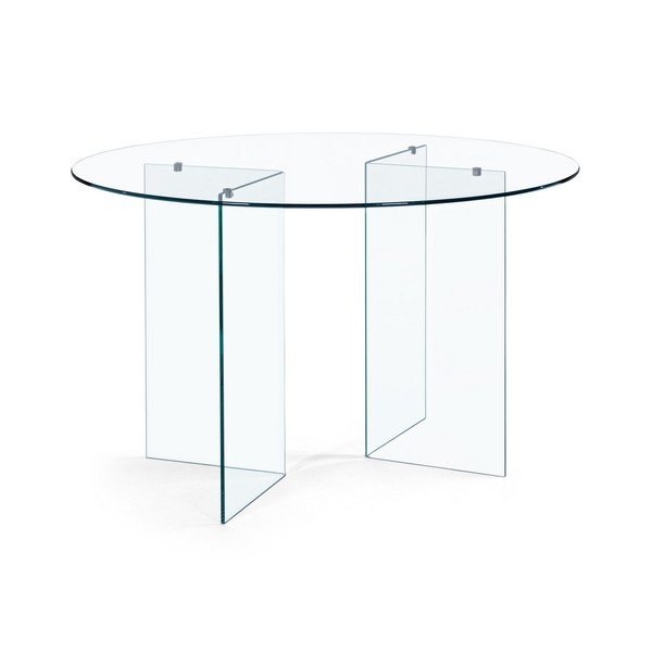 Tavolo da pranzo rotondo in vetro ø 130 cm Iride – Bizzotto