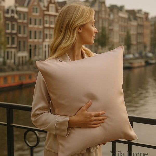 Federa per cuscino in seta 60x70 cm Mulberry Silk – Mila Home Luxury-image-4