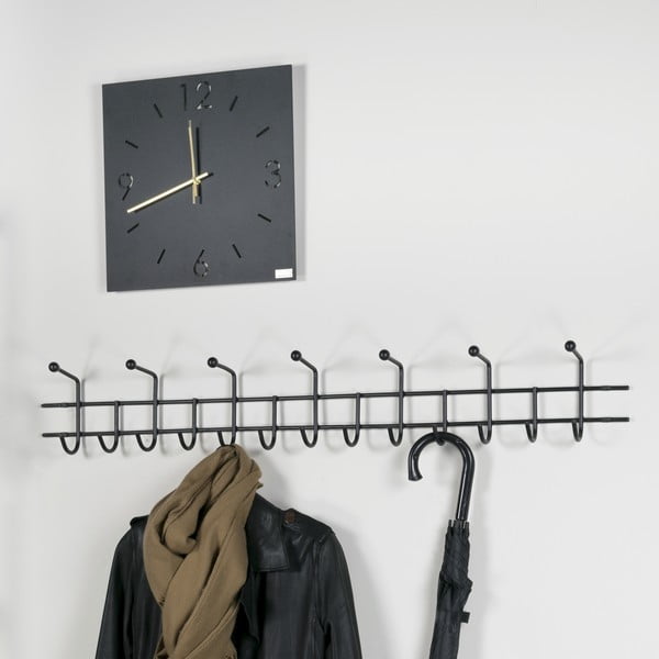 Attaccapanni da parete nero in metallo 119 cm Barato – Spinder Design-image-1