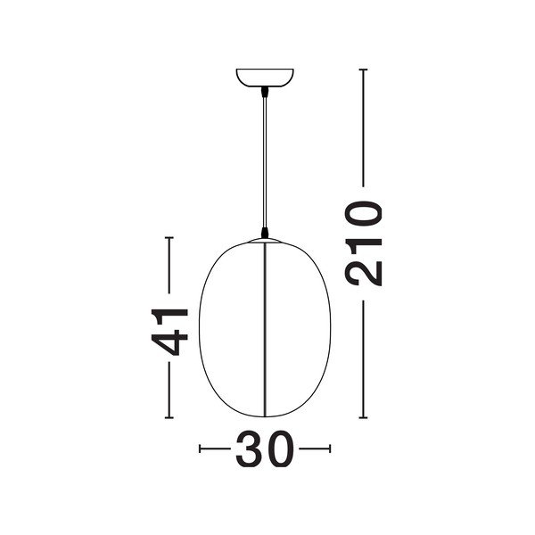 Lampadario bianco in metallo con paralume in tessuto ø 30 cm Pierida – Nova Luce-image-4