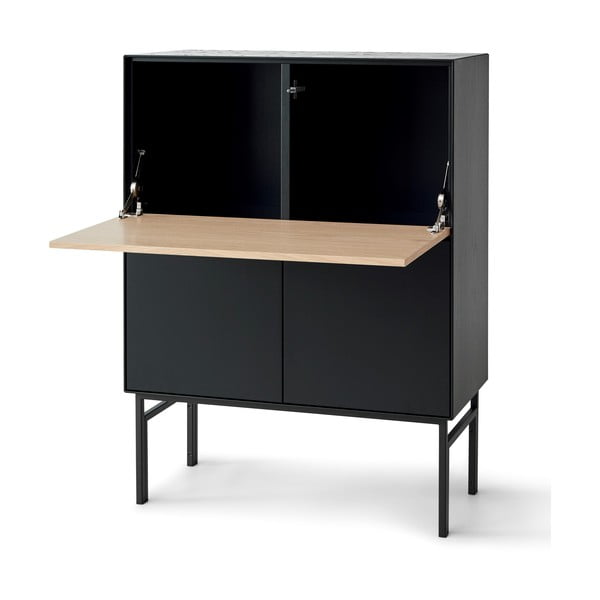 Mobile vino nero in rovere 91x111 cm Edge by Hammel - Hammel Furniture-image-3