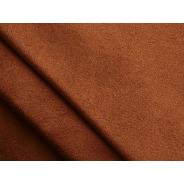 Letto boxspring color terracotta con contenitore 140x200 cm Mikana – Makamii-image-2