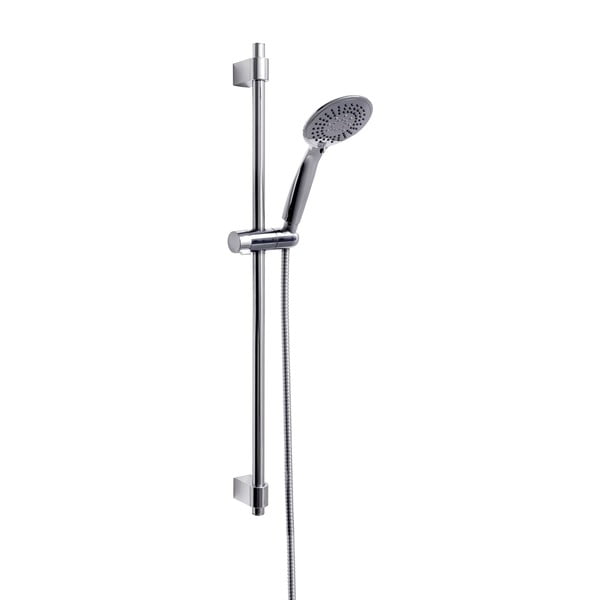 Set doccia in acciaio inox argento lucido 66 cm Young - Wenko