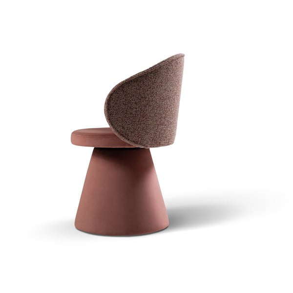 Poltrona rosa con rivestimento in velluto Inez – Micadoni -image-3