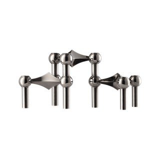 Portacandele in set in metallo 3 pz Nagel – STOFF Nagel