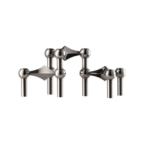 Portacandele in set in metallo 3 pz Nagel – STOFF Nagel