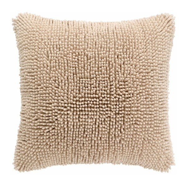 Federa beige Shaggy, 45 x 45 cm - Tiseco Home Studio