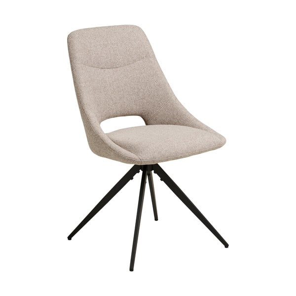 Sedia da pranzo beige in imbottito Dokka – House Nordic