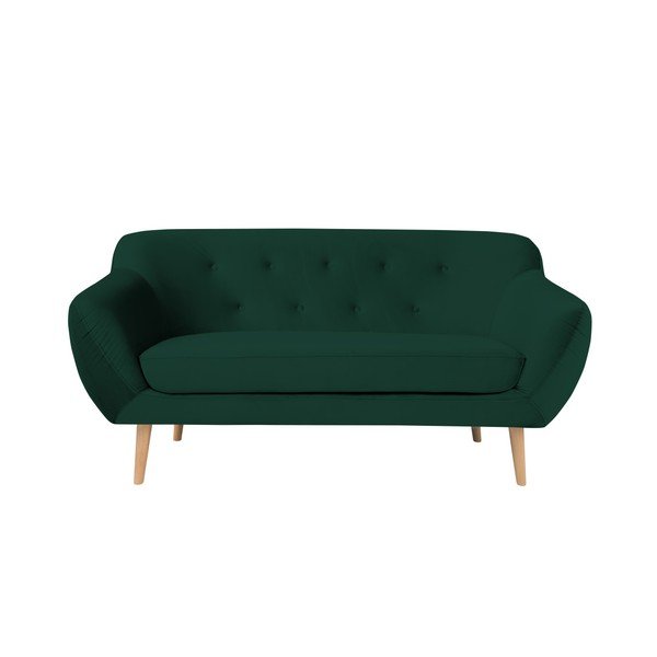 Divano a due posti verde Amelie - Mazzini Sofas